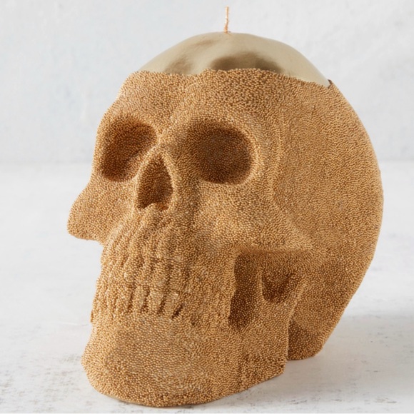 Skull Candle - Gold - Picture 1 of 4